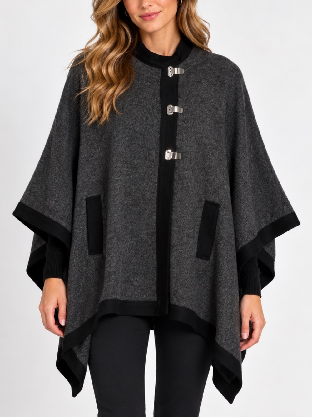 Jones New York Wool Blend Cape